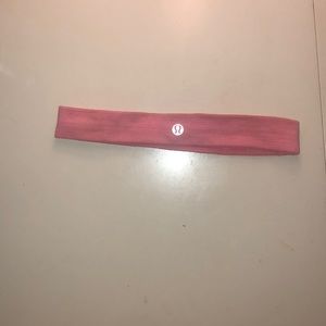 Pink LULULEMON headband